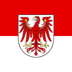 Flagge von Brandenburg
